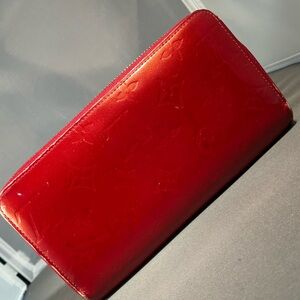 Louis Vuitton Glossy Red Wallet